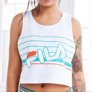 ✨4/$25 Urban Outfitters Fila Crop Tank Top size M